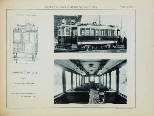 Лот из двух изданий, посвященных московским городским железным дорогам: